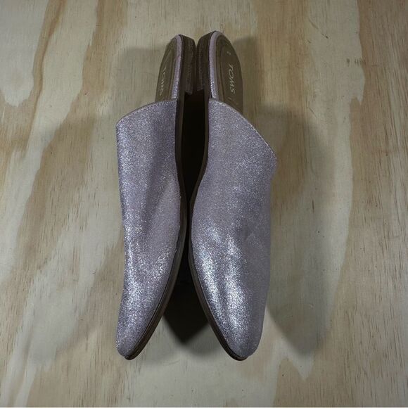 Toms Pink Metallic Mules Women’s Size 8 - Picture 5 of 8